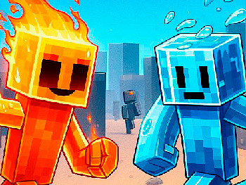 Oheň a voda Stickman