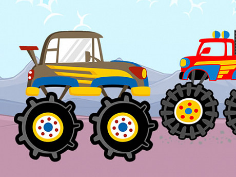 Zábavná skládačka Monster Trucks
