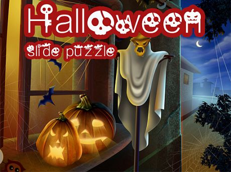 Halloweenské skládací puzzle