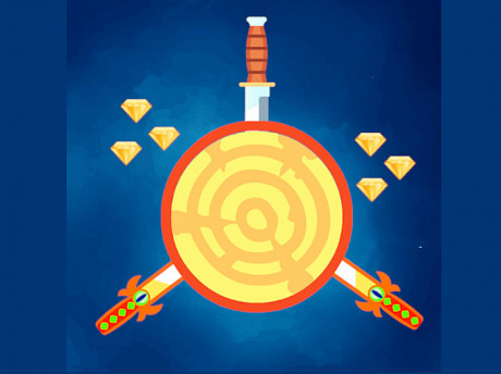 Úder nožem: Vrhací nůž zasáhne cíl