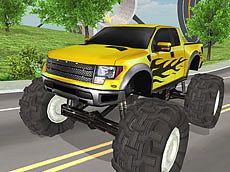 Simulátor jízdy monster trucku