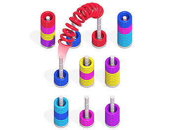 Slinky Třídit Puzzle